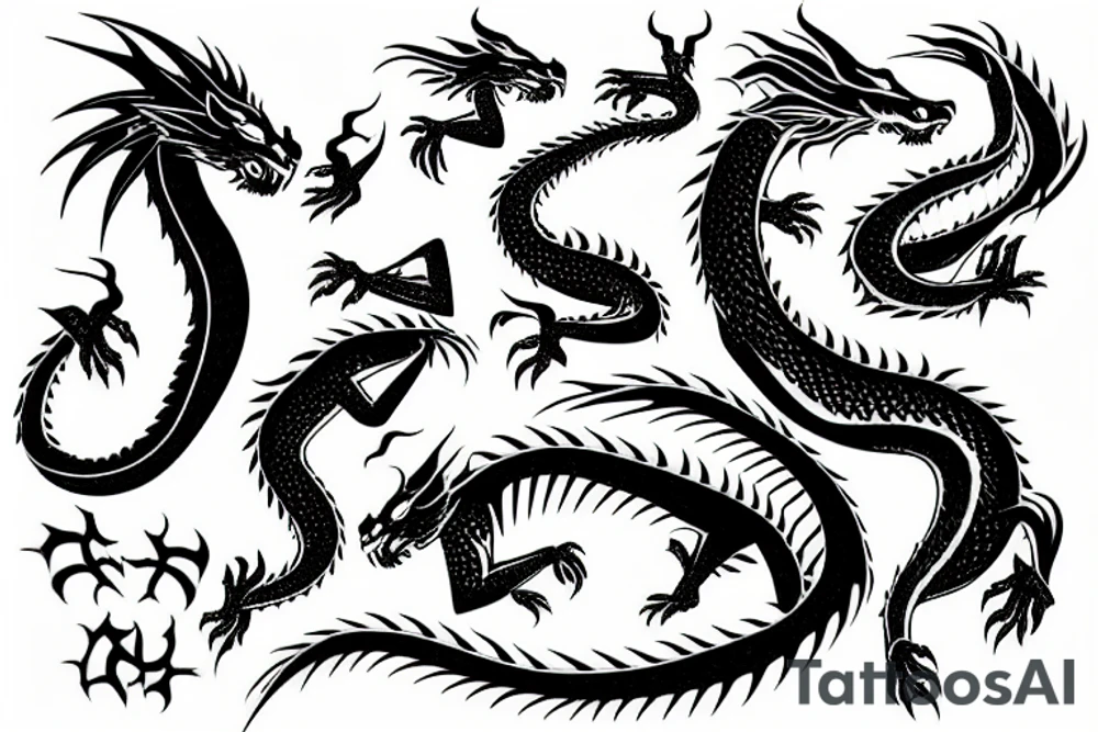 dragon tattoo idea
