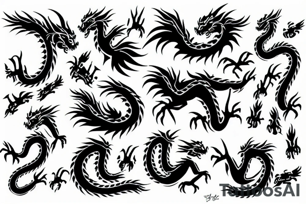 dragon tattoo idea