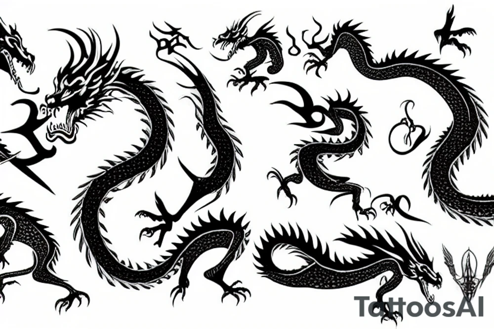 dragon tattoo idea