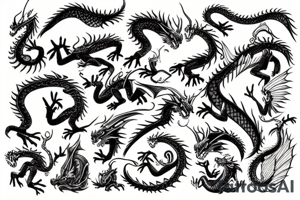 dragon tattoo idea