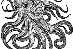 Palaikastro Octopus Vase of Ancient Minoa tattoo idea