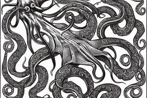 Palaikastro Octopus Vase of Ancient Minoa tattoo idea