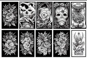Forest morning tattoo idea