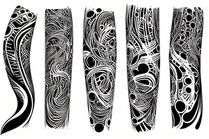 flow tube pipeline tattoo idea