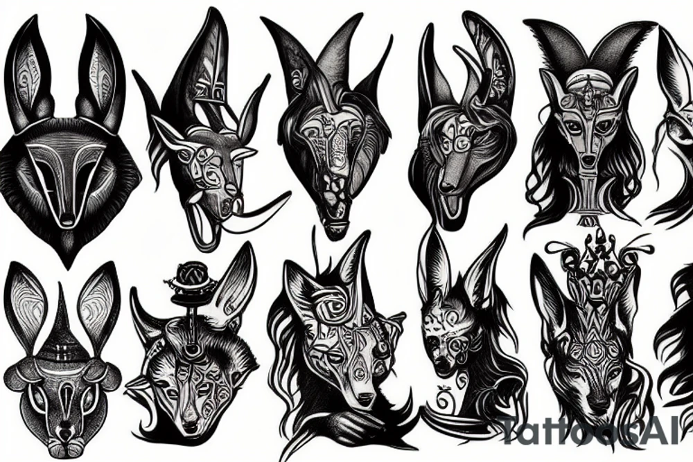 Anubis tattoo idea