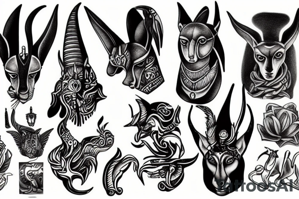 Anubis tattoo idea