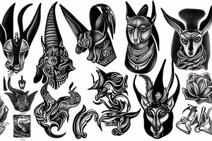 Anubis tattoo idea