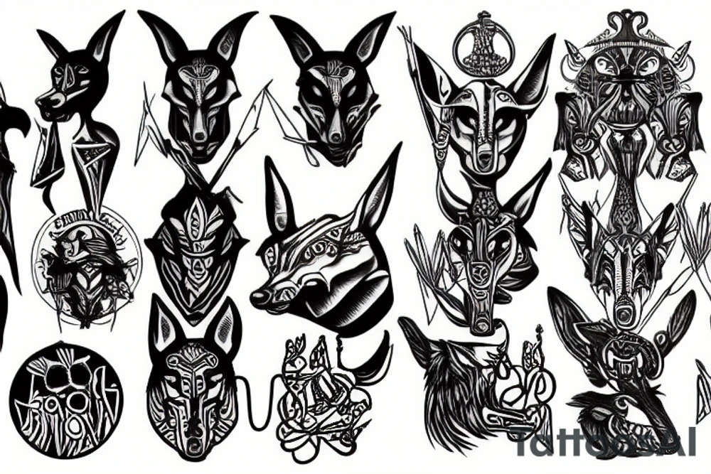 Anubis tattoo idea