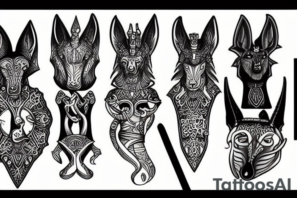 Anubis tattoo idea