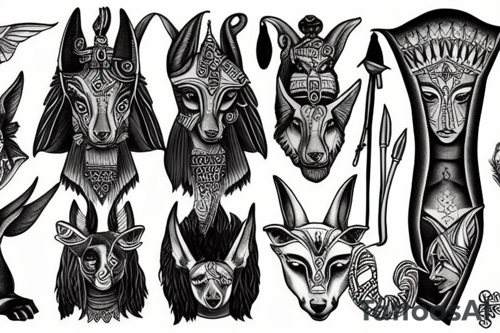 Anubis tattoo idea