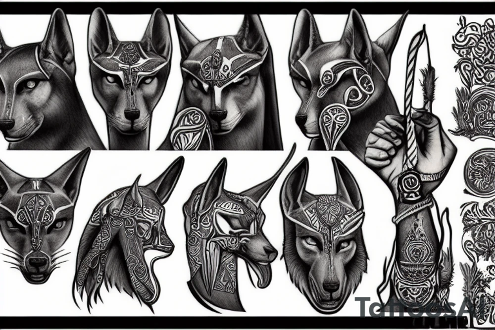 Anubis tattoo idea