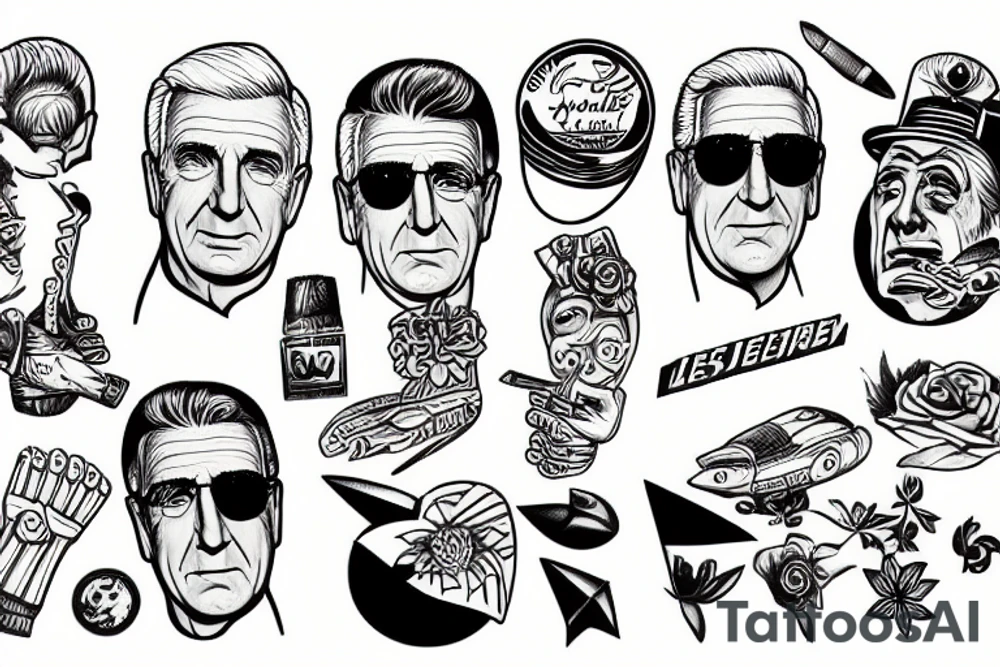 leslie nielsen tattoo idea