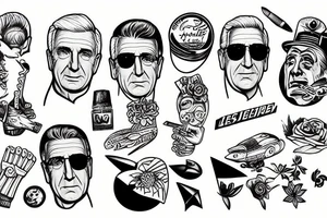 leslie nielsen tattoo idea