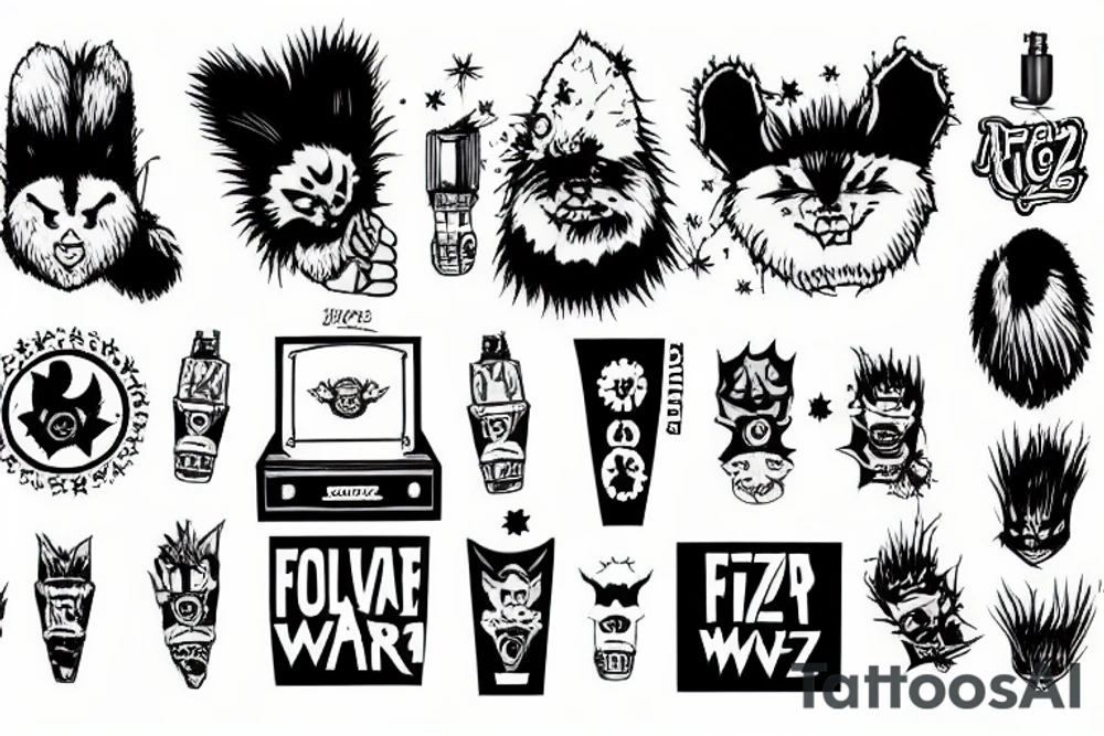fuzz war pedal tattoo idea
