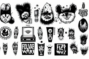 fuzz war pedal tattoo idea