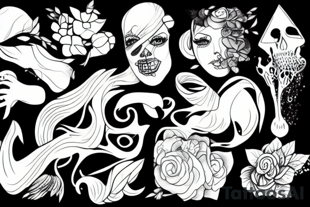 Digital, Glitchy tattoo idea