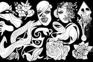 Digital, Glitchy tattoo idea