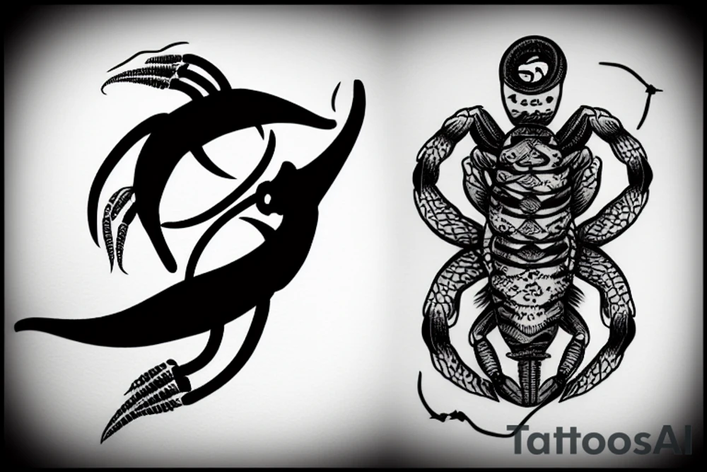 scorpion tattoo idea
