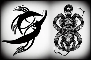 scorpion tattoo idea