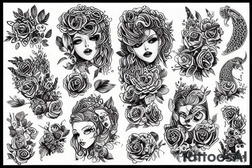 лягушка фея tattoo idea
