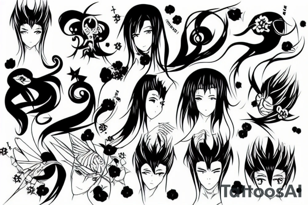 anime tattoo idea