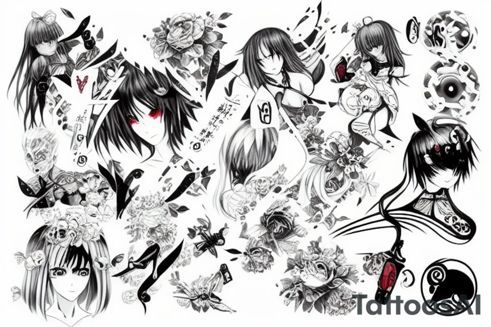 anime tattoo idea
