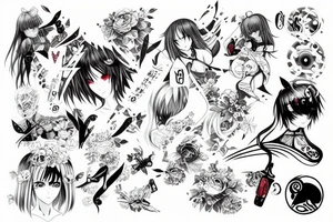 anime tattoo idea