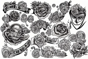 money tattoo idea