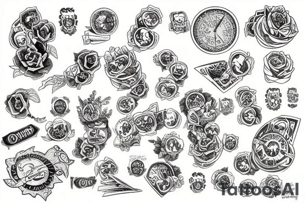 money tattoo idea