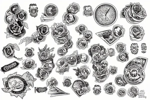 money tattoo idea