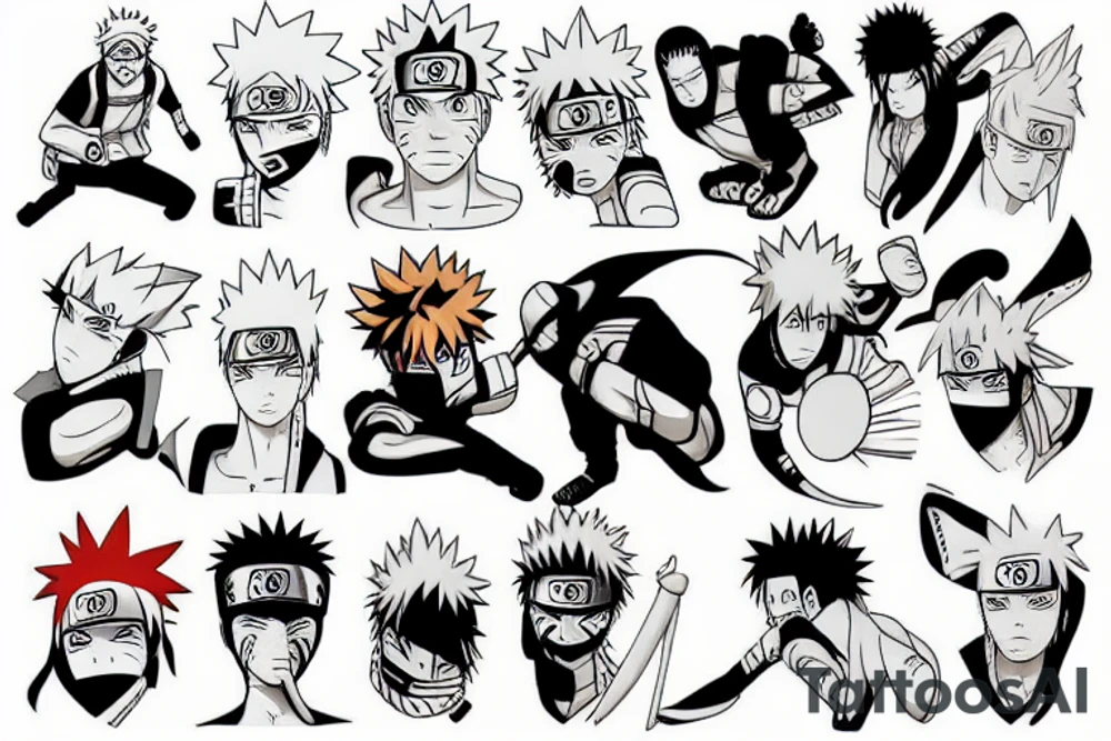Naruto  spirit dota tattoo idea