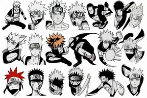 Naruto  spirit dota tattoo idea
