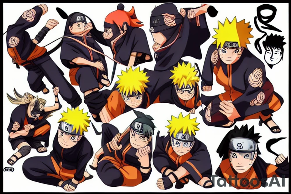 Naruto  spirit dota tattoo idea