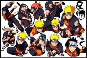 Naruto  spirit dota tattoo idea