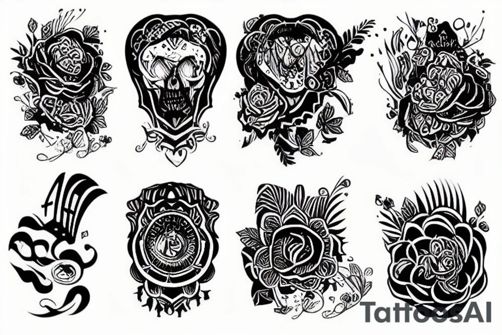 Дракон  летающий в небе tattoo idea