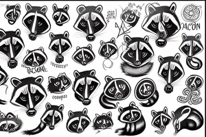 Racoon tattoo idea