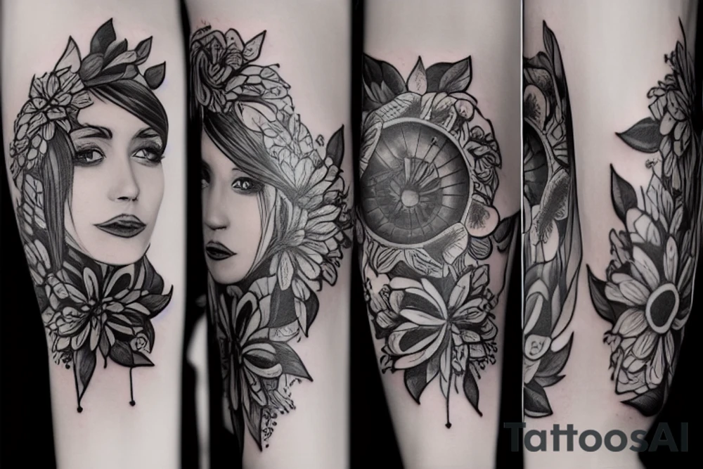 Дракон  летающий в небе tattoo idea