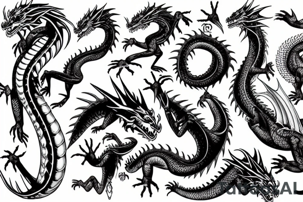Dragon tattoo idea