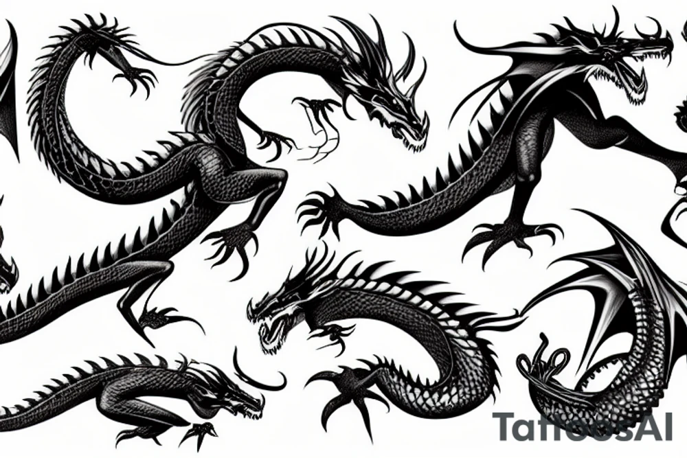 Dragon tattoo idea