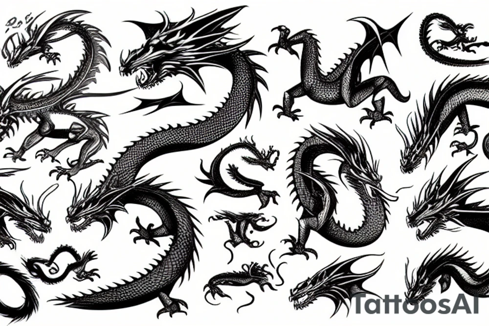 dragon tattoo idea