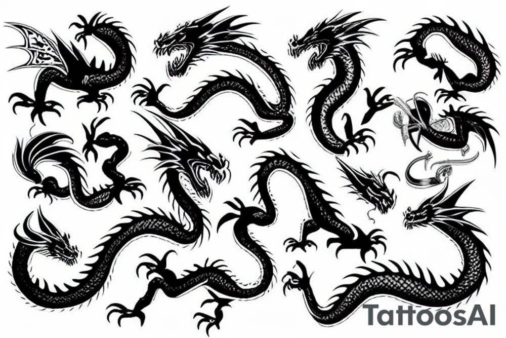 dragon tattoo idea