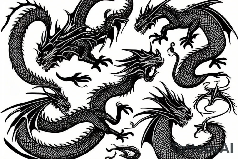 dragon tattoo idea