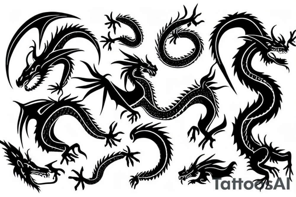 dragon tattoo idea