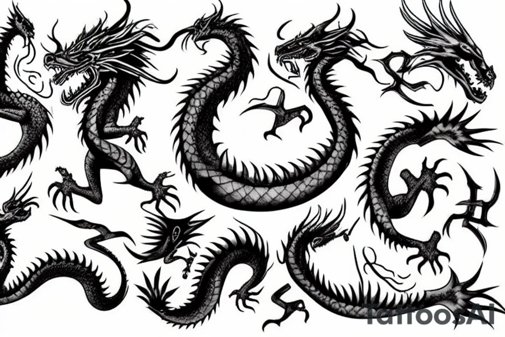 dragon tattoo idea