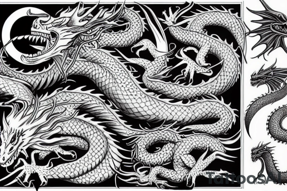 dragon tattoo idea