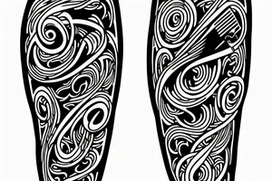 Religious jogging music piano tattoo idea