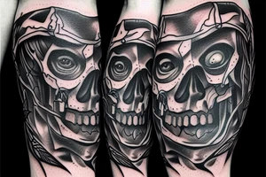 vine, blood, daggers tattoo idea
