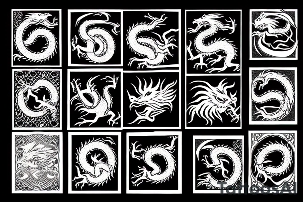 Dragon tattoo idea