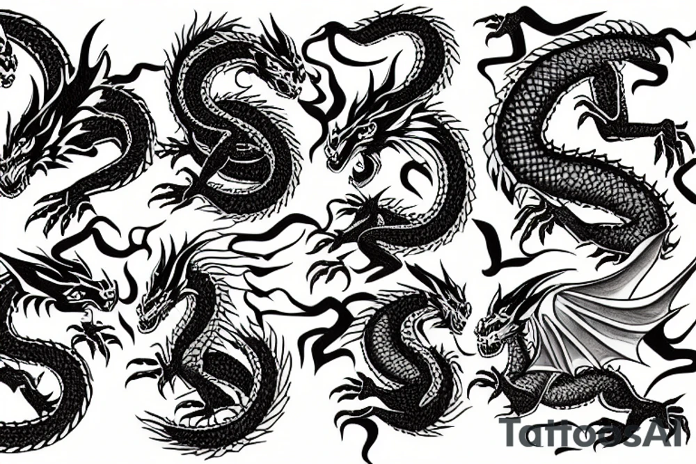 Dragon tattoo idea