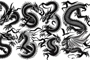 Dragon tattoo idea